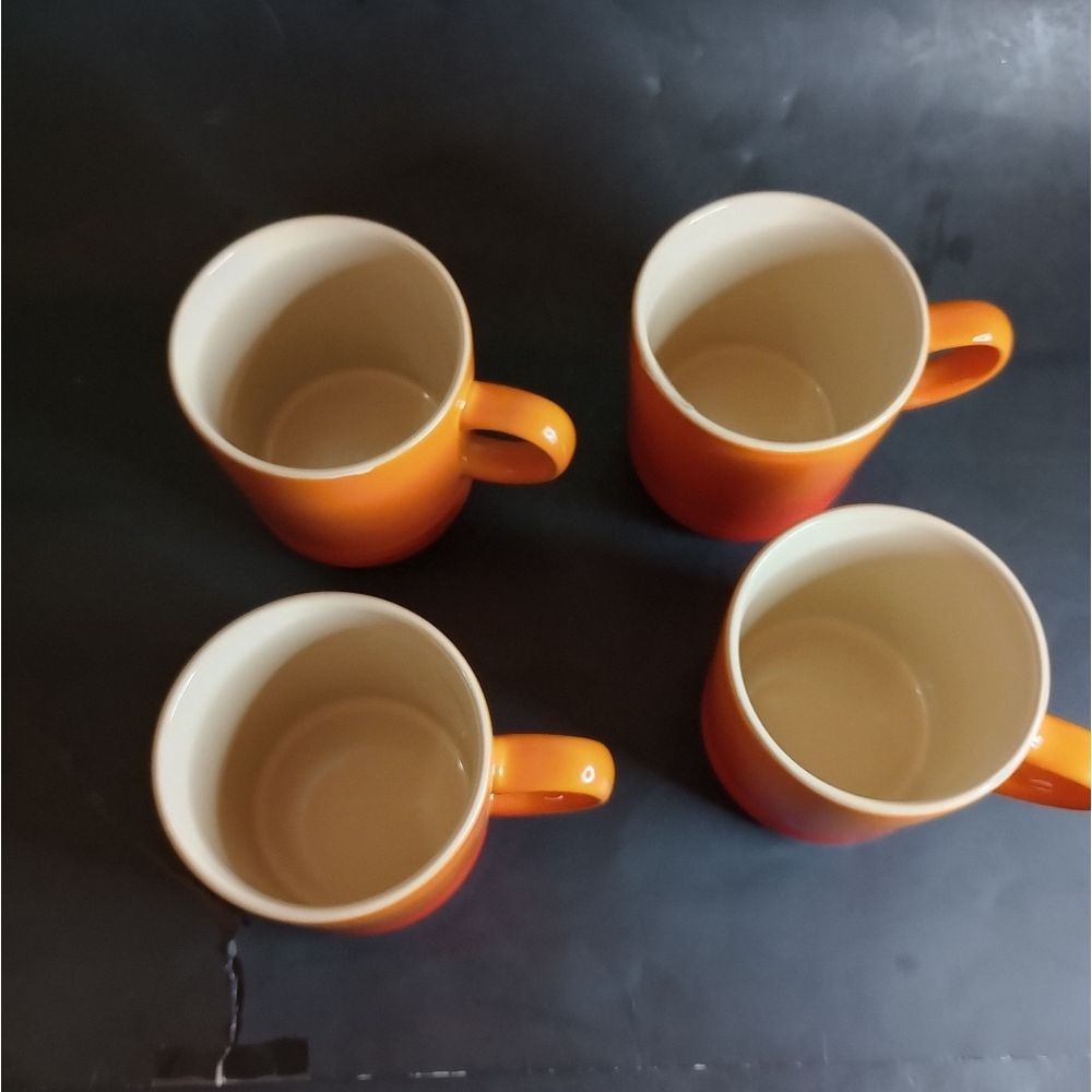 🆕🍵Le Creuset Second Choix Stoneware Mugs, Set of 4 - Picture 3 of 4